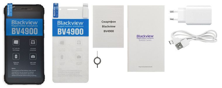 Протиударний смартфон Blackview BV4900 5560 mAh 3/32 Gb IP69 NFC 4G захист IP69K b4900-4 фото